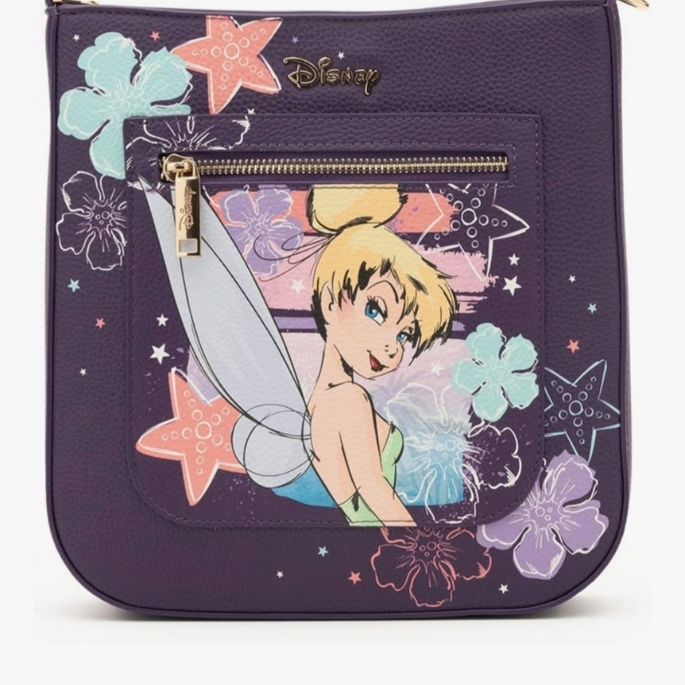Disney Tinker Bell Floral Crossbody Bag